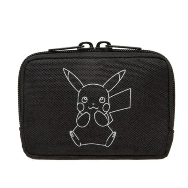 【OUTDOOR 官方旗艦館】Pokemon聯名款夜光皮卡丘零錢包-黑色-寶可夢(ODGO21A07BK)