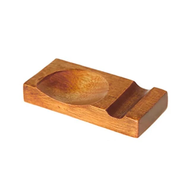 【餐廚用品】日式木質餐具匙筷架2入組(原木 筷托 托架 湯匙 筷子 置物架 餐具 和風)