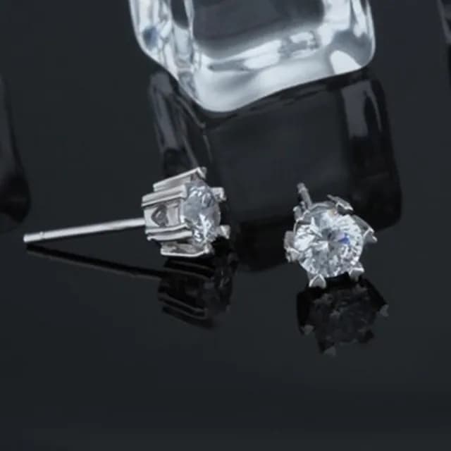 【米蘭精品】現貨+預購 925純銀耳環鑲鑽耳飾(時尚百搭水晶樣式情人節生日聖誕節交換禮物女飾品73dy5)