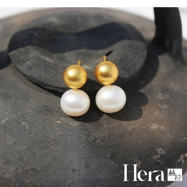 【HERA 赫拉】ll現貨ll韓版珍珠精緻耳釘#H100331F(情人節禮物 生日禮物)