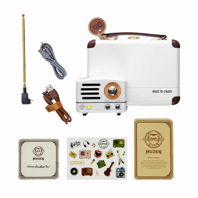 【MUZEN】OTR經典復刻藍牙音響收音機-經典版(不含原廠保護皮套｜提背帶   新年禮物)
