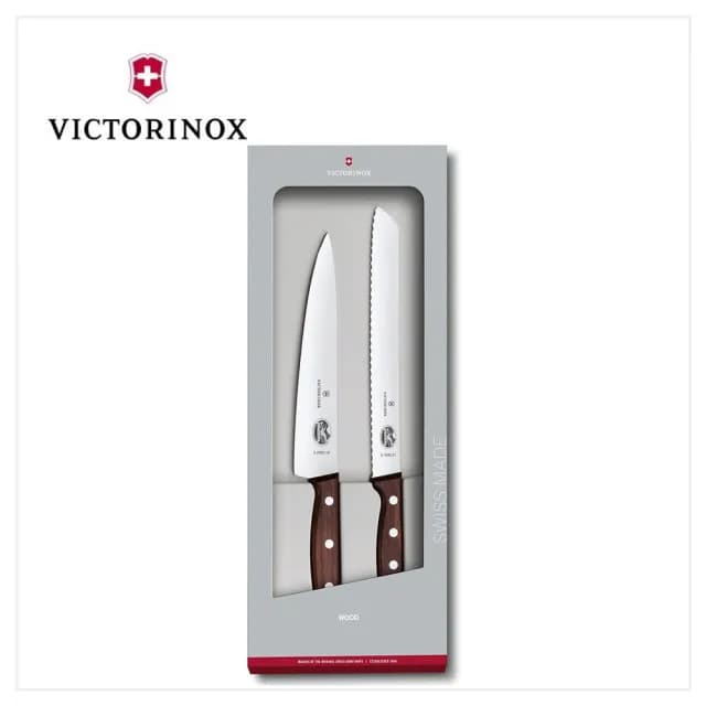 【VICTORINOX 瑞士維氏】木製廚具套裝 / 2件裝(5.1020.21G)