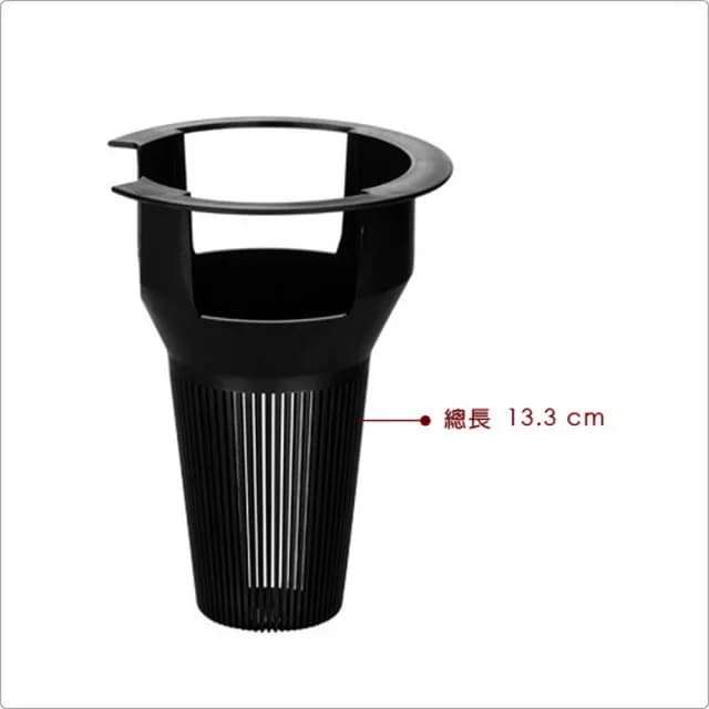 【TESCOMA】Teo雙濾孔濾茶壺 黑1.25L / 泡茶 下午茶 茶具
