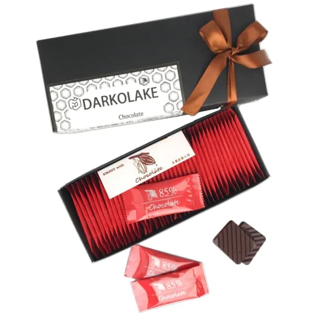 【多儂莊園工坊】85% 黑巧克力 10包  150片(純可可脂 微苦  Darkolake)_母親節禮物