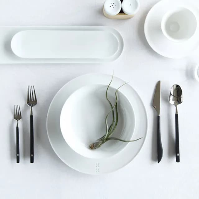 【JIA 品家】書法系列西式餐具甜點匙16cm(6件組)