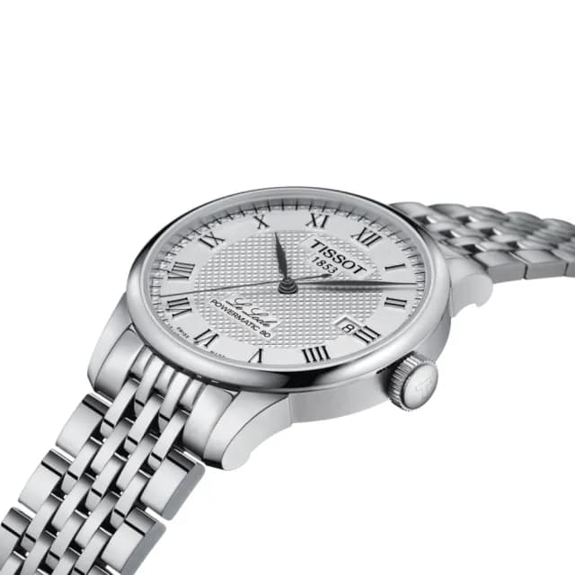 【TISSOT 天梭 官方授權】LE LOCLE 力洛克系列 機械腕錶 父親節 禮物 送禮 推薦(T0064071103300)