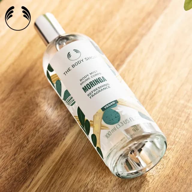 【THE BODY SHOP 美體小舖】辣木籽更新身體芳香菁露(100ML/芳香噴霧/香水)