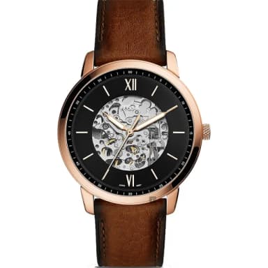 【FOSSIL】紳士鏤空機械錶-44mm 禮物 送禮 推薦(ME3195)
