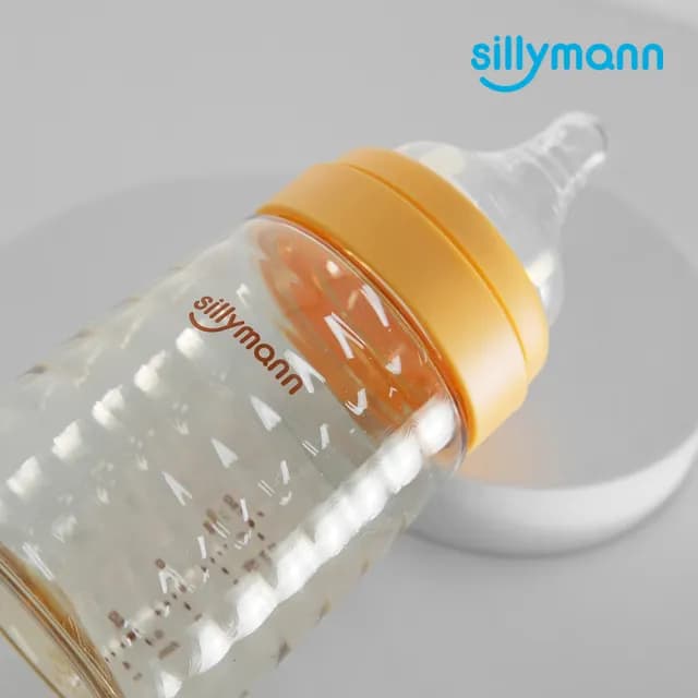 【sillymann】寬口徑母乳實感PPSU輕巧設計款蜂蜜奶瓶(160ml)
