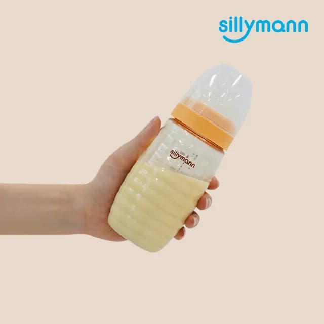 【sillymann】寬口徑母乳實感PPSU輕巧設計款蜂蜜奶瓶(260ml)