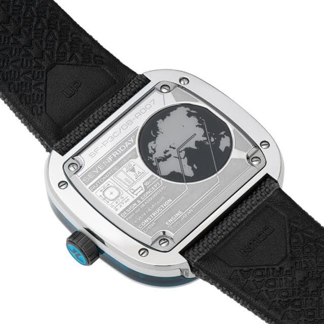 【SEVENFRIDAY】蔚藍夏季限量機械錶 送禮 禮物 推薦(P3C/08)