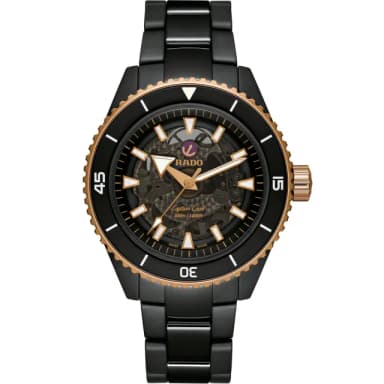 【Rado 雷達表】庫克船長 CAPTAIN COOK HIGH-TECH CERAMIC機械腕錶 R02送禮推薦(R32127162)