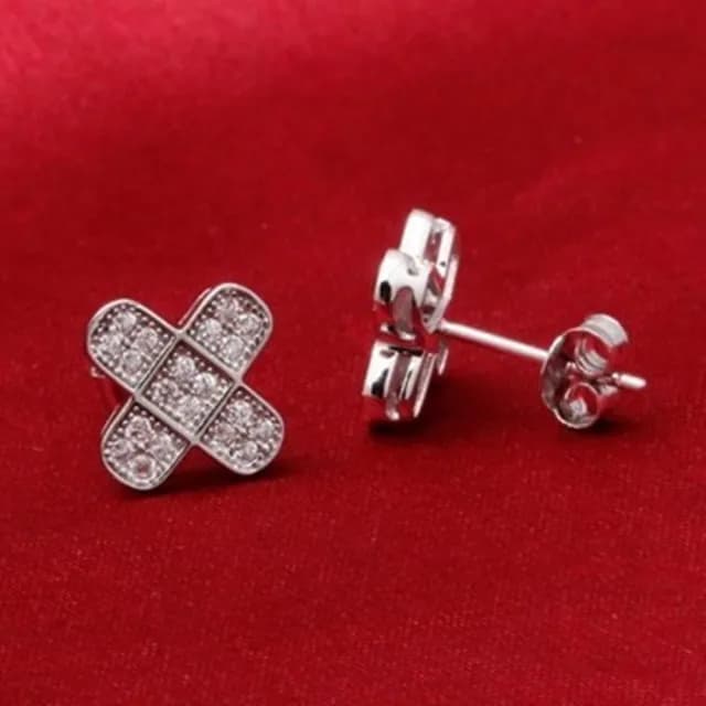 【米蘭精品】現貨+預購 925純銀耳環鑲鑽耳飾(百搭時尚花卉造型情人節生日聖誕節交換禮物女飾品73dm229)