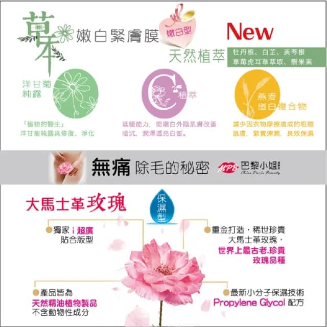 【MPB巴黎小姐】大馬士革玫瑰私密處面膜(除毛保養護理 去毛膏 修護 嫩白 熱蠟 蜜蠟 清潔儀 母親節禮物)