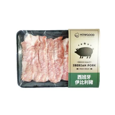 【嚴選好物HOWGOOD-中秋烤肉】西班牙國寶伊比利豬燒烤香煎肉片任選6盒組(世界聞名夢幻食材)