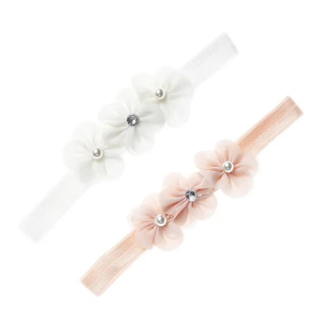 【Baby 童衣】任選 新生兒髮帶 三朵花造型頭飾 寶寶頭帶 88767(共２色) - momo購物網 - 好評推薦 -
