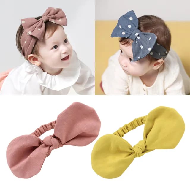 【Baby 童衣】任選 寶寶頭飾 蝴蝶結造型髮帶 新生兒頭髮飾 88769(共４色) - momo購物網 - 好評推薦 -
