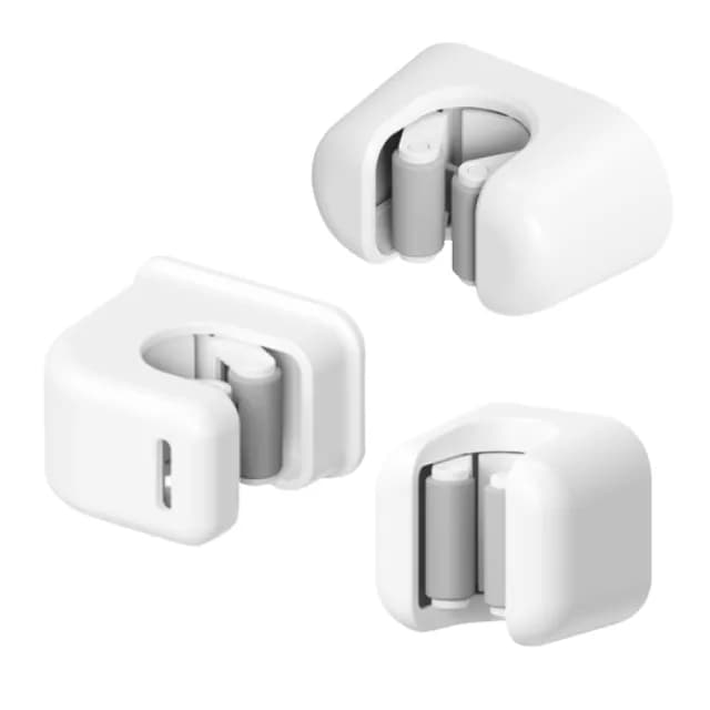 【時光良品】高質感極簡☆4入萬用無痕掛夾/拖把夾掛架(免打孔壁掛掃把掛勾傘架置物架工具架餐具廚房收納架)