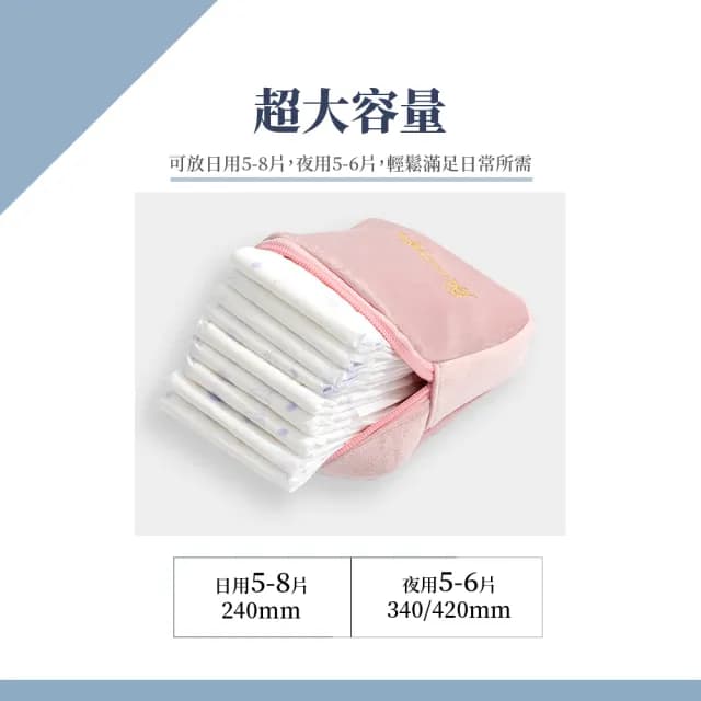 【收納用品】雙11 防潑水衛生棉收納包(防水包 生理包 護墊 化妝包 盥洗包 鑰匙包 零錢包 耳機包