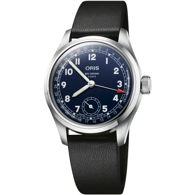 【ORIS 豪利時】BIG CROWN CALIBRE 403自製機芯 指針式日期錶-38mm 禮物 送禮 推薦(0140377764065-0751911)
