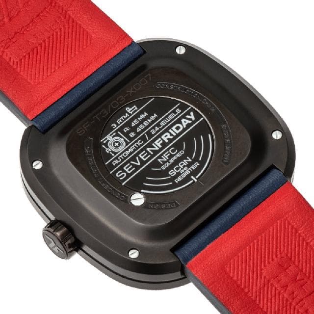【SEVENFRIDAY】T系列 特殊漸層自動上鍊機械錶 送禮 禮物 推薦(T3/03)