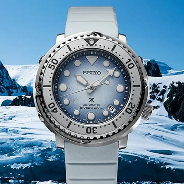 【SEIKO 精工】PROSPEX系列 愛海洋 冰島企鵝腳印 機械腕錶 畢業禮物 送禮 推薦(SRPG59K1/4R35-04Z0H)