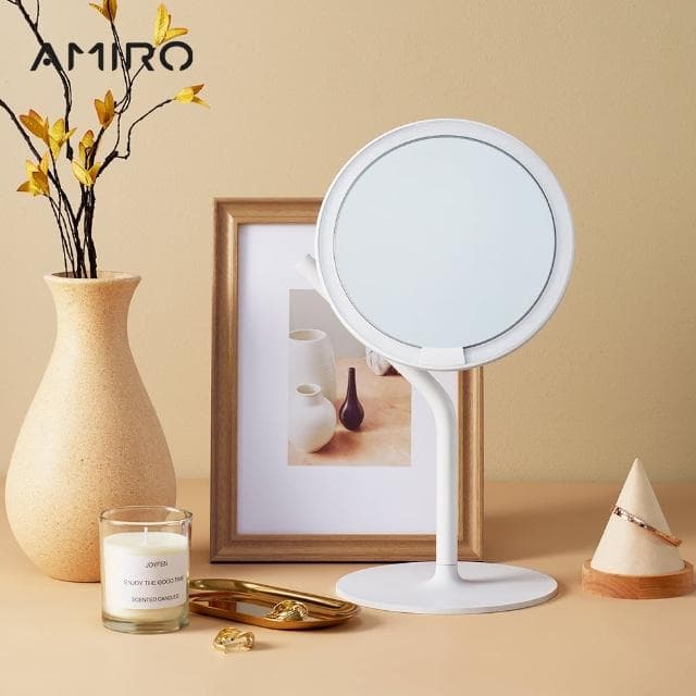 【AMIRO】Mate S 系列LED高清日光化妝鏡(美妝鏡 彩妝鏡 情人節禮物 禮盒 送禮)