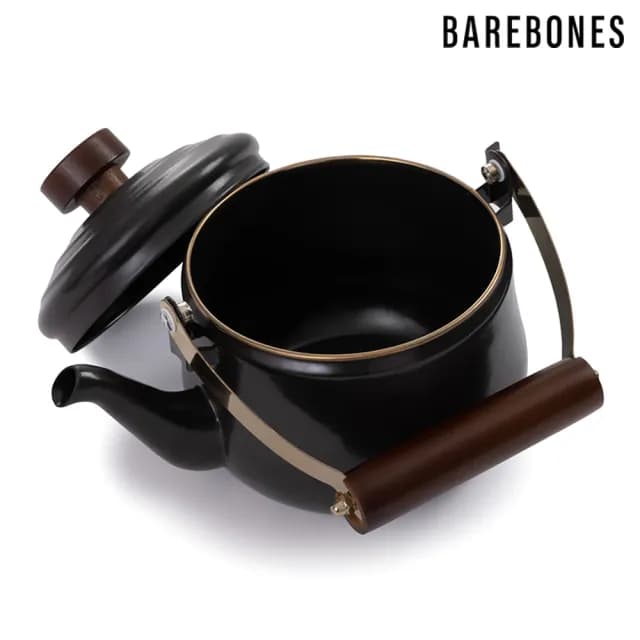 【Barebones】CKW-348 琺瑯茶壺 / 炭灰(茶具 煮水壺 露營炊具)
