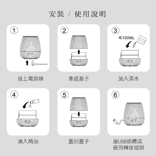 【Everose 愛芙蓉】芳香祕笈 彩虹舒壓水氧機(任選/擴香/禮盒/送禮/交換禮物)