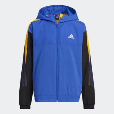 【adidas 愛迪達】連帽外套 童裝 HE0095