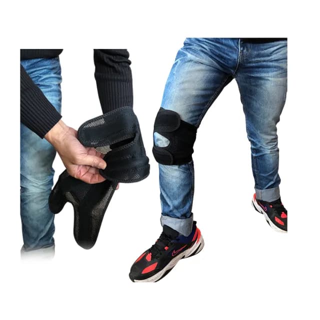 【Qi Mei 齊美】健康鍺能量TPE蝶型護膝1入組-台灣製(磁力貼 運動 護具 父親節禮物)