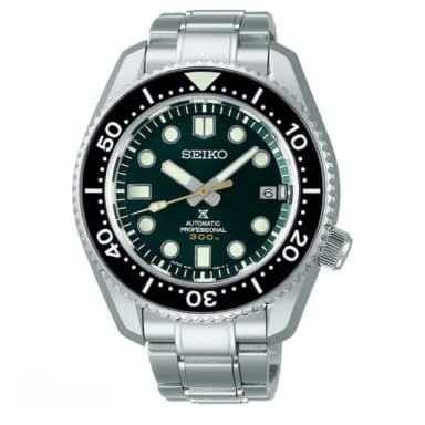 【SEIKO 精工】創業140周年紀念款 陶瓷錶圈 潛水機械腕錶 母親節 禮物 推薦(SLA047J1/8L35-01E0G)