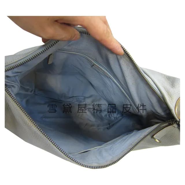 【SNOW.bagshop】情人節禮物 真皮 水餃包大容量(真皮包包 可A4資料夾100%進口牛皮革材質復古暈染個性肩背斜