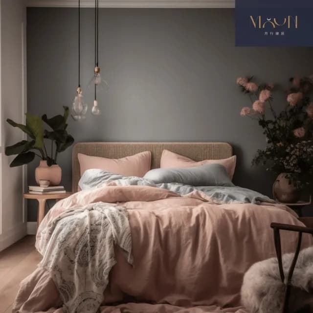【MOONSTROLL 月行寢居】燕麥拿鐵 雙人鋪棉兩用被四件組(床單 枕套 被單 被套 雙人床包 單人床包)