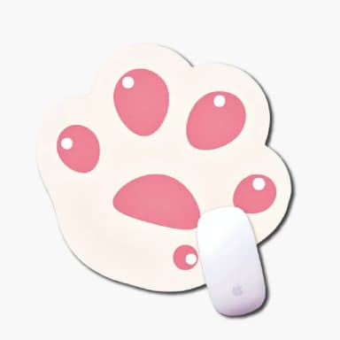 【喵喵肉球】可愛貓掌造型滑鼠墊(貓咪 鼠標墊 桌墊 防滑墊 辦公室 擺飾 裝飾品 電腦周邊 3C 禮物)