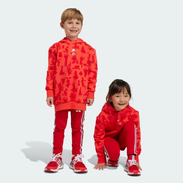 【adidas 愛迪達】DISNEY 長袖上衣 大學T 童裝(IB4862)