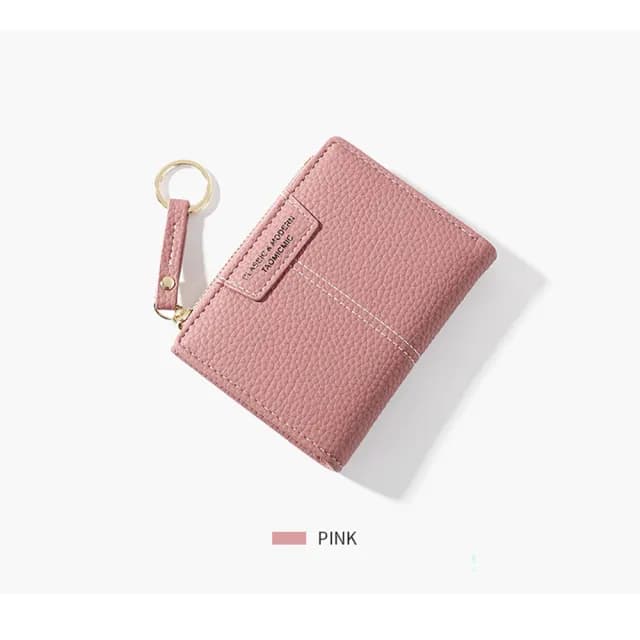 【VEDINA】雙11 多功能5卡1鈔票夾層1零錢包1照片夾層實用便攜短皮夾紋短夾(黑/紅/棕/