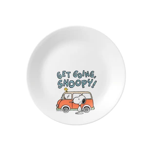 【CORELLE 康寧餐具】SNOOPY 露營趣 8吋平盤(108)