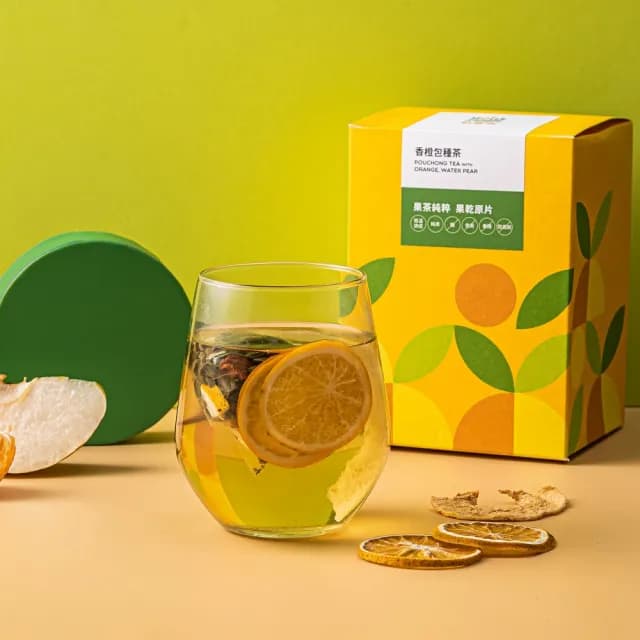 【Hoiis 好集食】香橙包種茶果乾茶8gx12包(內含茶包及2種果乾;可當果乾水)