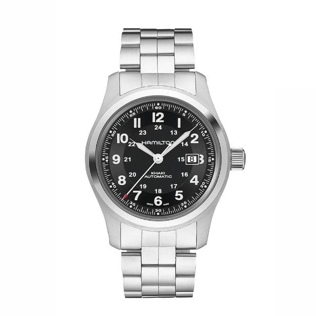 【HAMILTON 漢米爾頓旗艦館】卡其陸戰腕錶42mm(自動上鍊 中性 精鋼錶帶 H70515137)