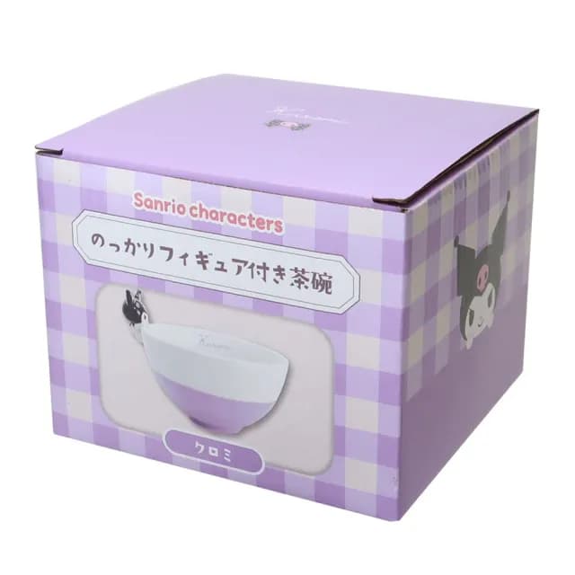 【SANRIO 三麗鷗】杯緣子造型陶瓷飯碗 酷洛米(餐具雜貨)