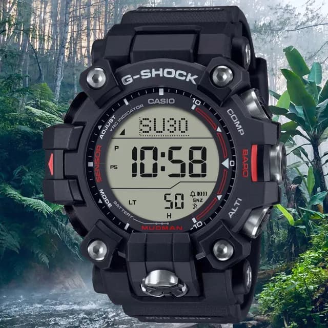 【CASIO 卡西歐】G-SHOCK Master of G系列 三重感應 多功能腕錶 畢業禮物 送禮 推薦(GW-9500-1)