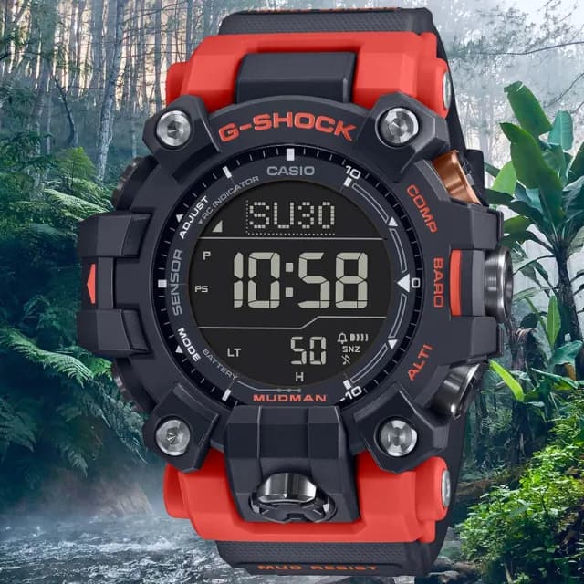 【CASIO 卡西歐】G-SHOCK Master of G系列 三重感應 多功能腕錶 父親節 禮物 送禮 推薦(GW-9500-1A4)