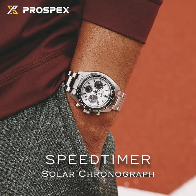 【SEIKO 精工】Prospex SPEEDTIMER 太陽能三眼計時熊貓錶 禮物 送禮 推薦(SSC813P1/V192-0AF0S)