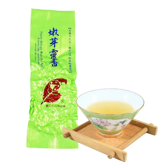 【鑫龍源有機茶】嫩芽靈香杉林溪有機蜜蜒霜雪香高山烏龍茶葉6包組/無焙火(30g/包共180g/附提袋/有機認證)
