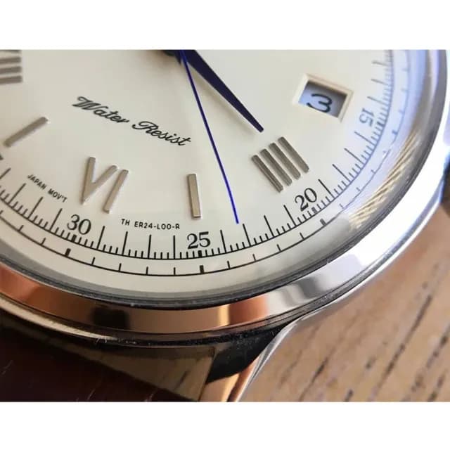 【ORIENT 東方錶】DATE Ⅱ 復古紳士日期機械錶-咖啡x銀框/40.5mm 情人節禮物(TAC00009N)