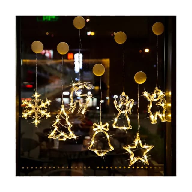 【Saikoyen】聖誕交換禮物聖誕掛燈1入(派對 聖誕燈 LED燈 裝飾 氣氛燈 聖誕布置 佈置)