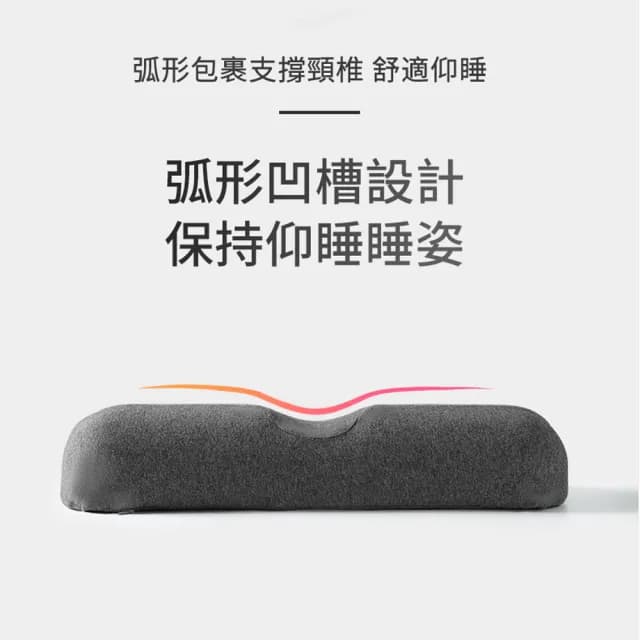 【YOLU】雙11限定 拉伸牽引修復助睡眠護頸枕 水滴弧形人體工學記憶棉頸椎枕 枕頭(交換禮物)