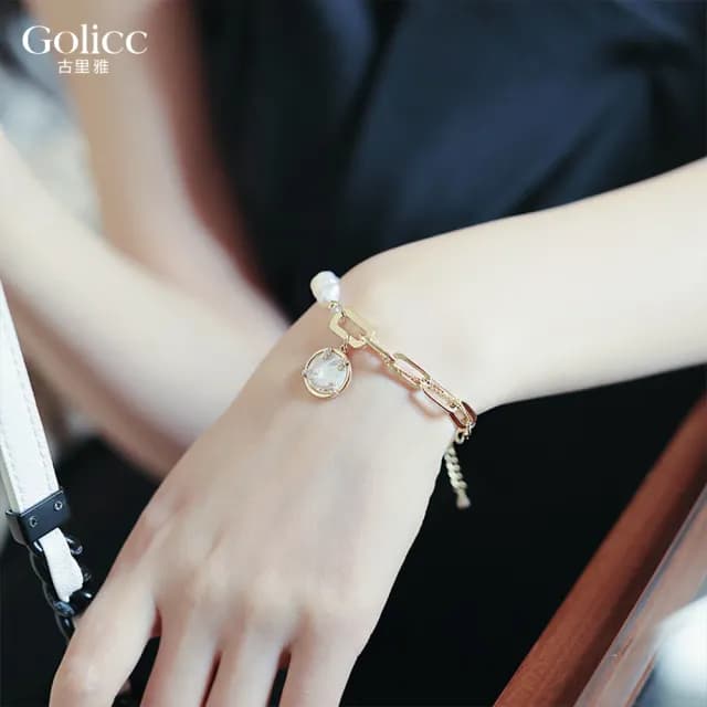 【Golicc】手鍊 巴洛克 笑臉(七夕 情人節 生日 手環 手繩 首飾 飾品 禮物)