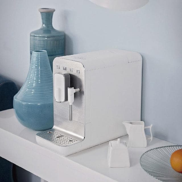 【SMEG】義大利全自動義式咖啡機BCC12款-珍珠白(BCC12WHM)
